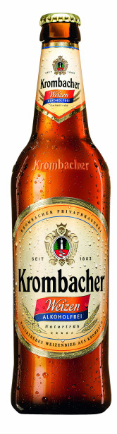 Krombacher Weizen Naturtrüb Alkoholfrei 