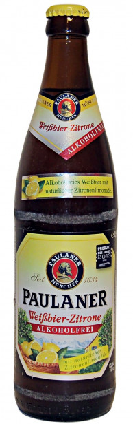 Paulaner Weißbier-Zitrone Alkoholfrei