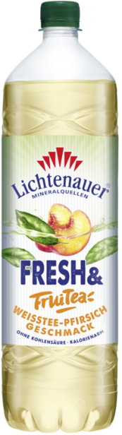 Lichtenauer FRESH & Fruity Weißtee-Pfirsich