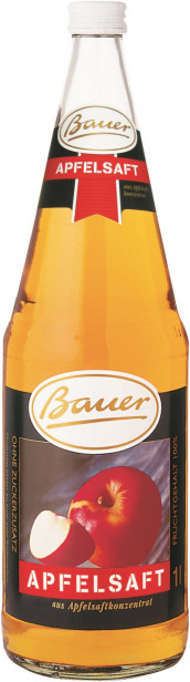 Bauer Apfelsaft klar