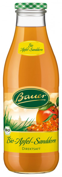 Bauer BIO-Apfel-Sanddornsaft