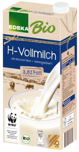 Milch BIO 3,8% Fett 