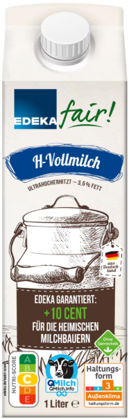 E.fair H-Milch 3,5% Fett 