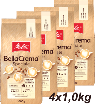 Melitta BellaCrema Speciale 4x1,0kg